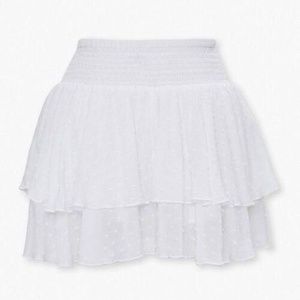 White Layered Forever 21 Skirt